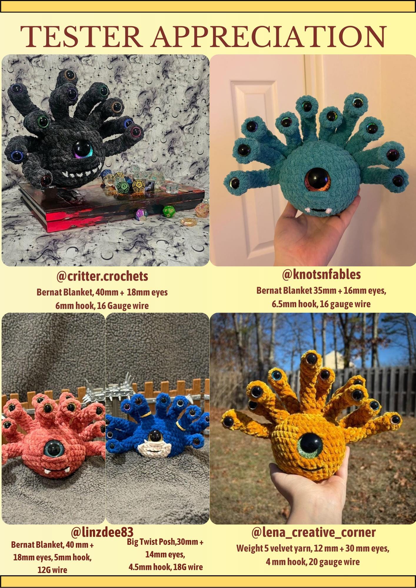 File Patter Info.pdf Ego the Dungeon Monster Download PDF File Patter for Crochet and ...