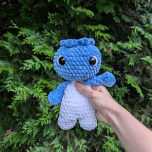 Benny the Blueberry Snuggler PDF Download Crochet Pattern Fantasy Whimsical fruit baby toys
