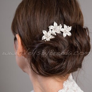 Bridal Hair Comb, Rhinestone Wedding Headpiece, Bridal Hair Piece, Wedding Hair Accessory Bree image 1