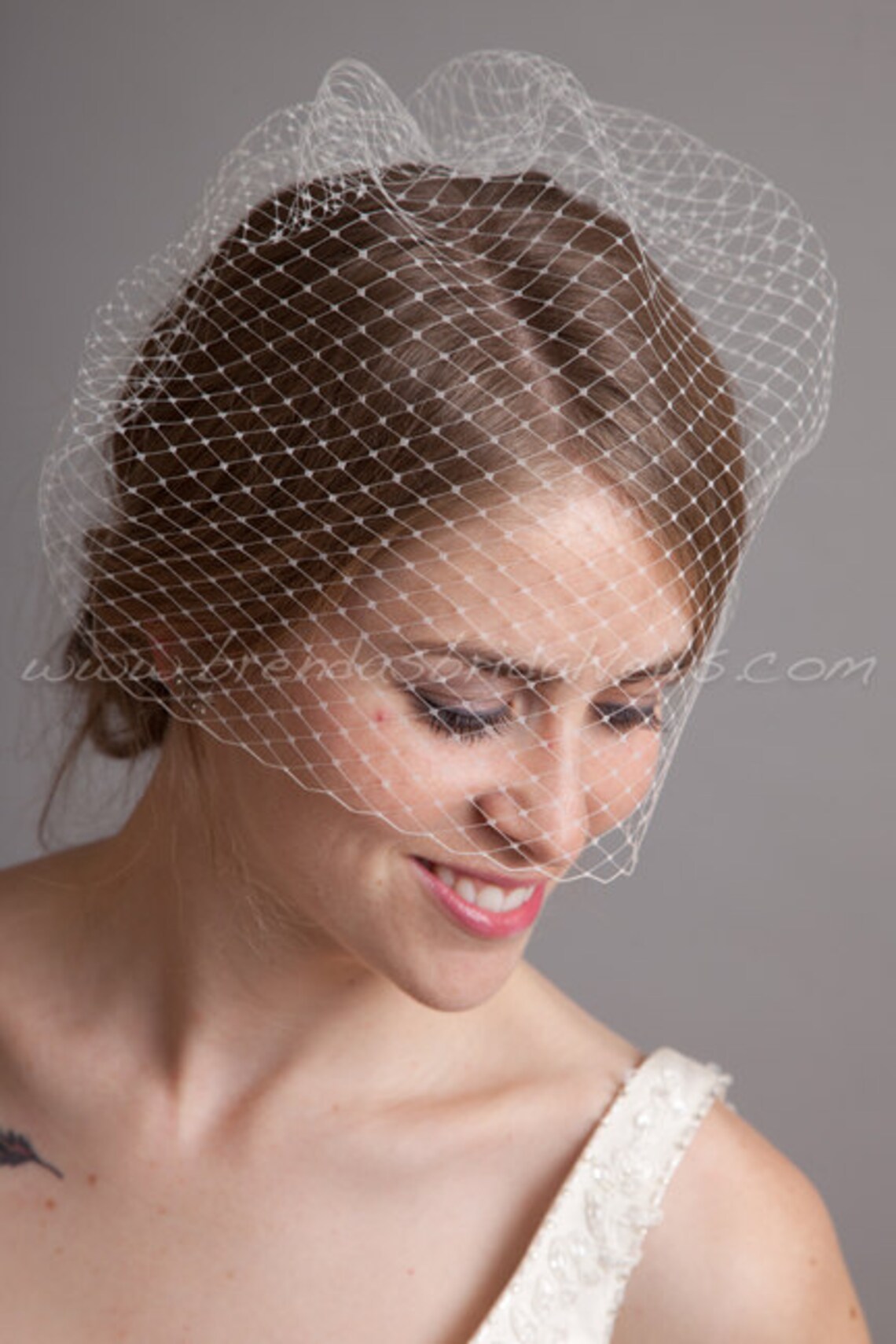 Birdcage Veil 12 Blusher Veil Bridal Veil Wedding Etsy
