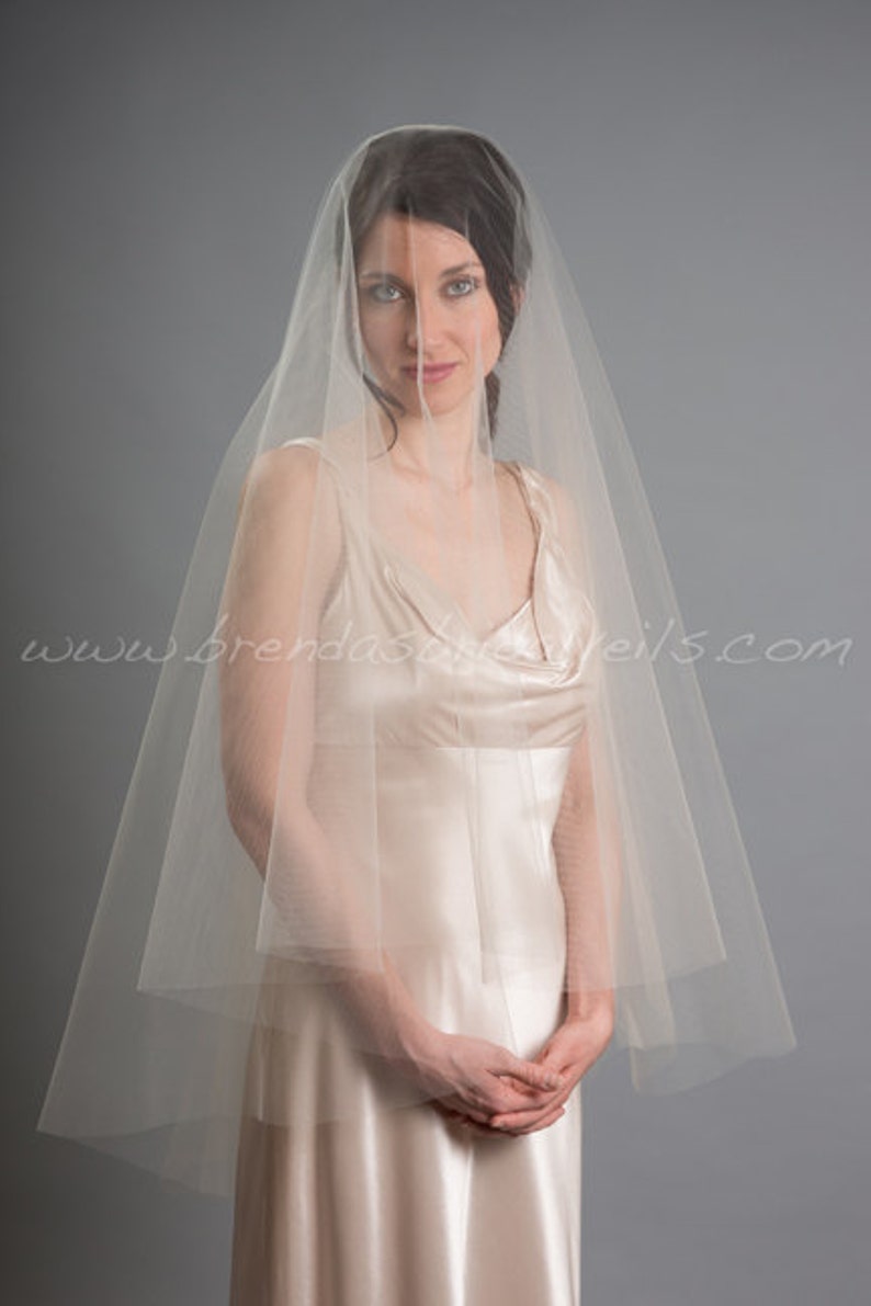 Jodi Veil Wedding Veil Bridal Veil Double Layer Bridal Drop Veil