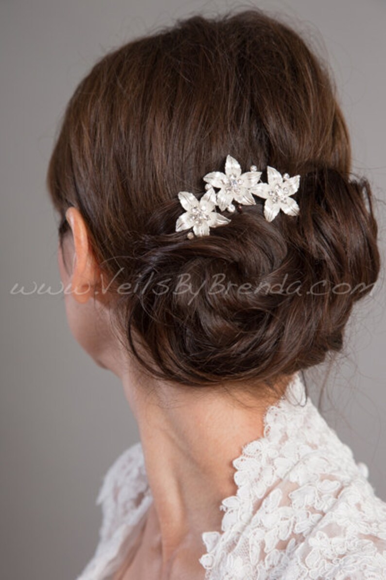 Bridal Hair Comb, Rhinestone Wedding Headpiece, Bridal Hair Piece, Wedding Hair Accessory Bree image 1