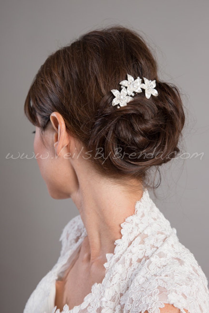 Bridal Hair Comb, Rhinestone Wedding Headpiece, Bridal Hair Piece, Wedding Hair Accessory Bree image 2