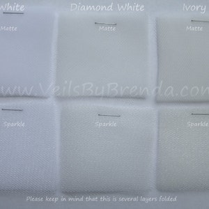 Sample Swatch for Bridal Illusion Tulle Veil