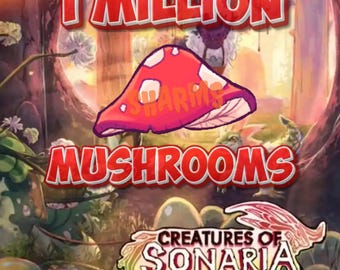 Creatures Of Sonaria - 1 Million Mushrooms | Cos 1M Shooms | Fast Delivery