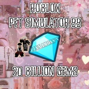 Pet Simulator  99 20 Billion Gems | Roblox Ps99 20B Gems Fast Delivery And Cheap