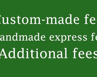 Handcrafted Expedited Customization Service  Customize Make up The Difference listing