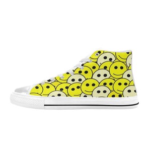 Happy Feet Kids High Top Canvas Shoes