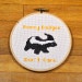 easy cross stitch pattern honey badger don't care, PDF *instant download*