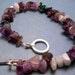 Amethyst\/Moonstone\/Turquoise Bracelet