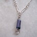 Iolite Mini Spiral Necklace