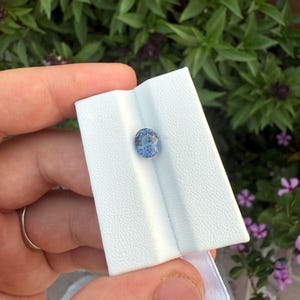 Natural Violet Spinel Oval Gemstone 2.08 Carat Bluish Violet Brilliant Cut Untreated Certified Tanzanian Loose Gemstone for Fine Jewelry