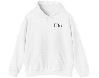 BMW E36 Hoodie, Geschenk für Auto-Enthusiasten, Automobilbekleidung, Mechaniker-Sweatshirt, Geschenk für Auto-Liebhaber