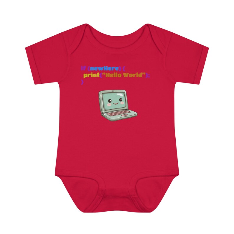 Code babyromper - programmering, codering, Javascript, code, babyromper afbeelding 10