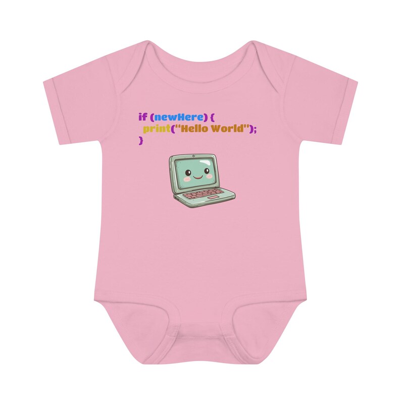 Code babyromper - programmering, codering, Javascript, code, babyromper afbeelding 9