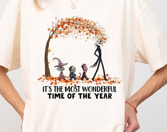 Es ist die wunderbarste Zeit des Jahres Halloween Komfort Farben Shirt, Vintage Halloween Shirt, gruselige Saison Shirt, lustiges Halloween Shirt
