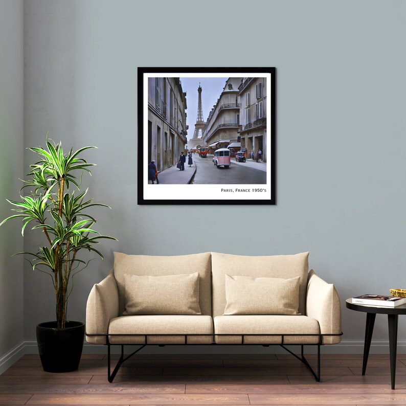 Vintage Paris France 1950s Printable Wall Art wall Decor Prints for ...