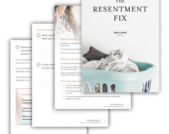 La solution du ressentiment | Cahier d'exercices imprimable | Téléchargement numérique