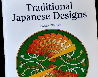 Traditional Japanese Designs by Polly Pinder Design Pattern Source Books Series Softcover Art Lover Reference Gift