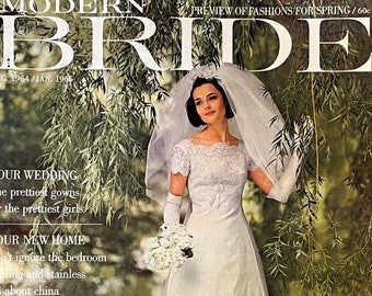 Moderne Braut Zeitschrift Dezember 1964 Ausgabe Januar 1965 Hochzeitsplanung Modetrends Etikette Hochzeitskleider Hochzeitsplanung Brautaussteuer