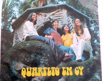 Rockstars Quarteto Em Cy 1972 RARE First Press Album Odeon SMOFB 3732 Girls from Bahia Brazilian Band LP Portuguese Record Vintage Vinyl