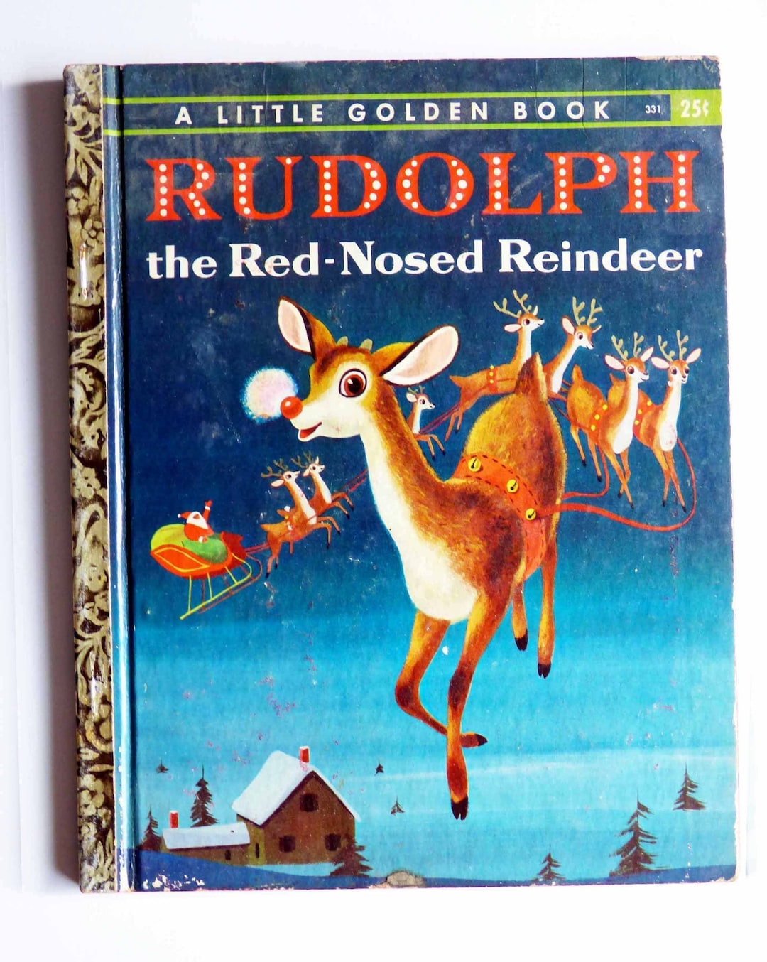 1958 Rudolph the Red-nosed Reindeer Barbara Shook Hazen First Edition ...