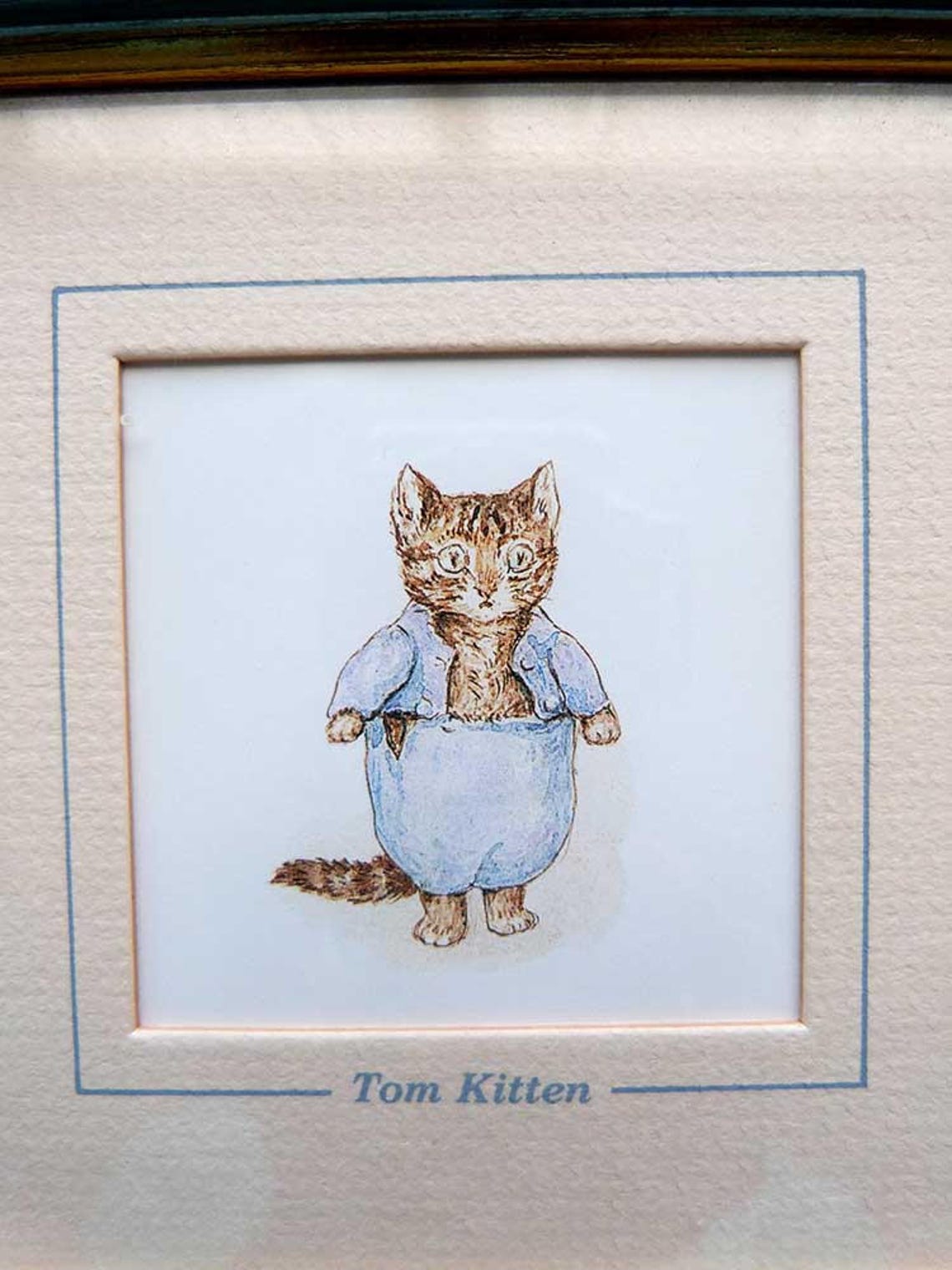 4 Beatrix Potter Framed Nursery Art 1986 Frederick Warne Etsy