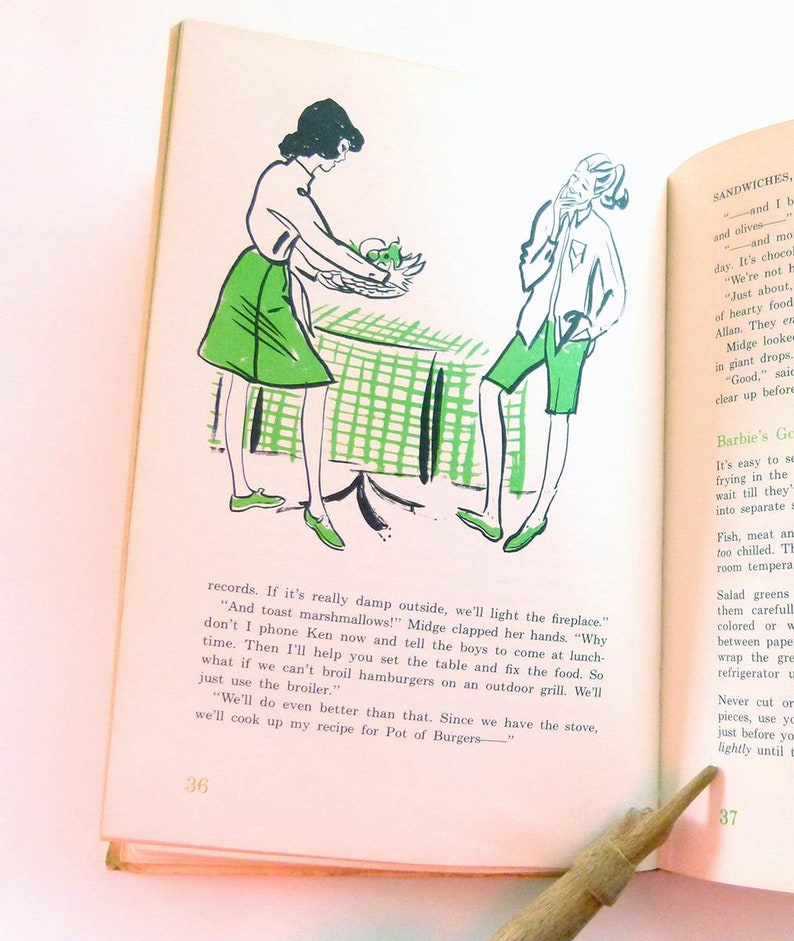 Vintage Barbie Easy As Pie Cookbook by Cynthia Lawrence 1964 | Etsy