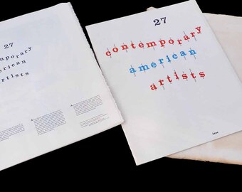 27 Contemporary American Artists 1959 Loose Lithograph Portfolio