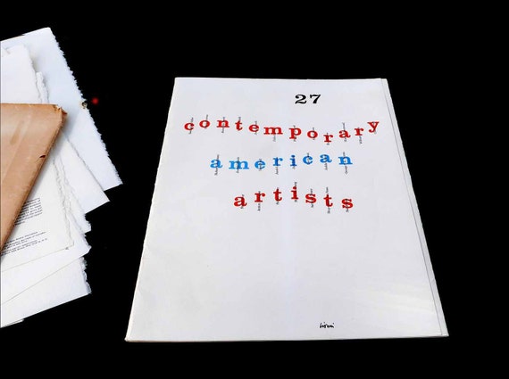 27 Contemporary American Artists 1959 Loose Lithograph Portfolio