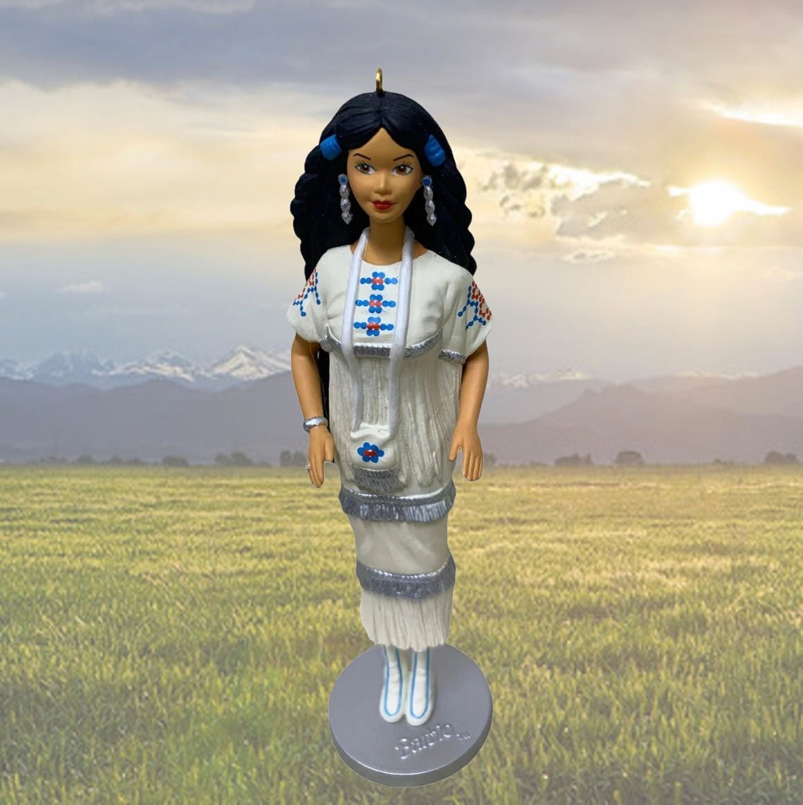 1996 Vintage Native American Barbie Hallmark's Keepsake - Etsy