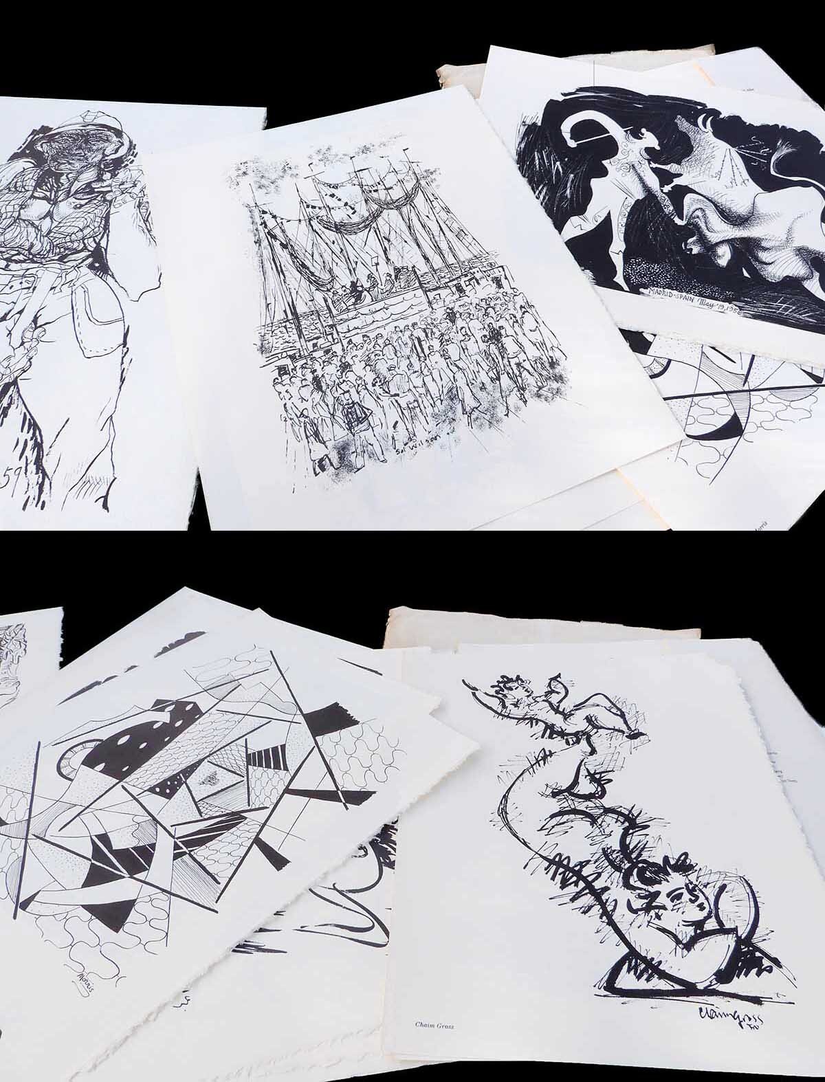 27 Contemporary American Artists 1959 Loose Lithograph Portfolio