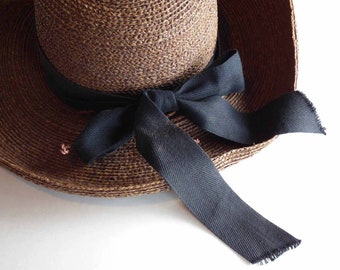 Vintage 90s Helen Kaminski HAT Modern Classic 5 Fine Brown  display picture 1