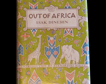 Out of Africa by Isak Dinesen First Modern Library Edition 1952 Hardcover Dust Jacket Collector Condition Kamante Gatura Denys Karen Blixen