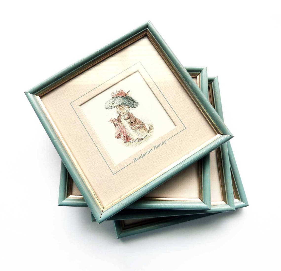 4 Beatrix Potter Framed Nursery Art 1986 Frederick Warne Etsy