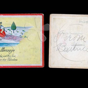 Early 1900 Antique Valentines Postcards Love Poems Hearts and Flowers
