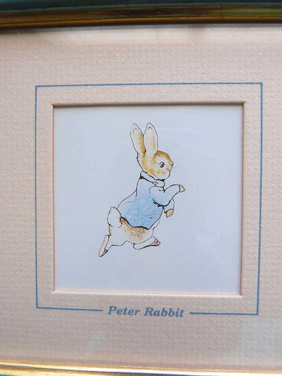 4 Beatrix Potter Framed Nursery Art 1986 Frederick Warne Etsy
