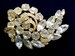 Vintage Kramer New York Prong Set Crystal Clear Faceted Marquee & Round Rhinestone Bridal Pin Brooch Brilliant Crystal Set Feathered Swirls 