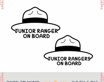 Junior Rangers Decal, National Park Car Sticker