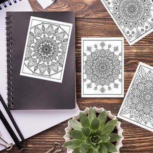 Mandala Coloring Pages | Relaxing Art Therapy Printables for Adults
