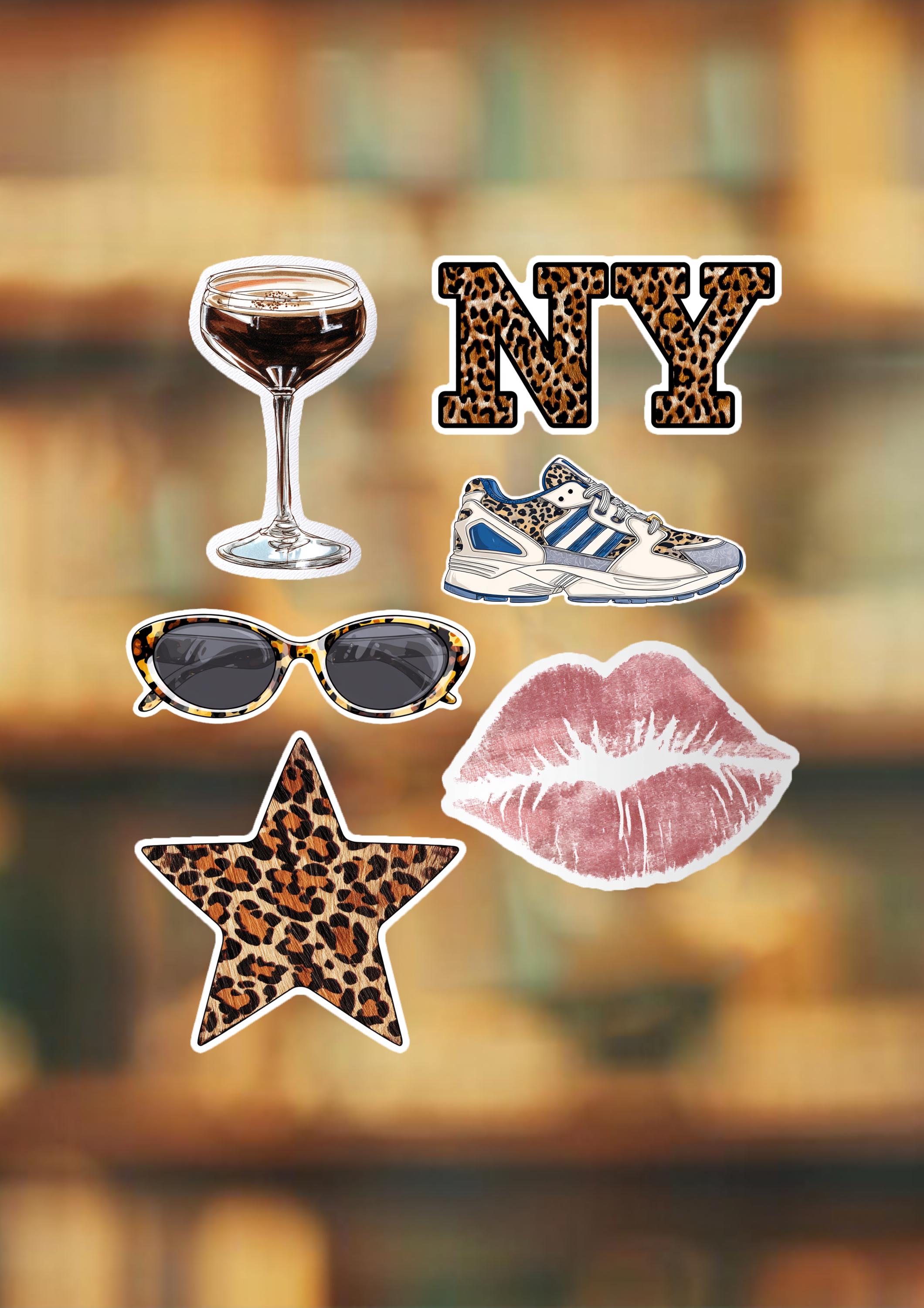 The It Girl Sticker Pack, Waterproof Stickers, Laptop Stickers, Vinyl Stickers