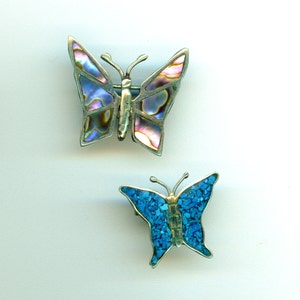 Vintage Butterfly Brooch/ Pin Set