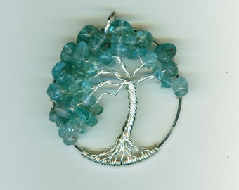 Apatite Tree of Life pendant