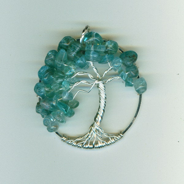 Apatite Tree of Life pendant
