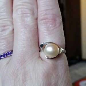 Baroque Pearl Sterling Silver Ring