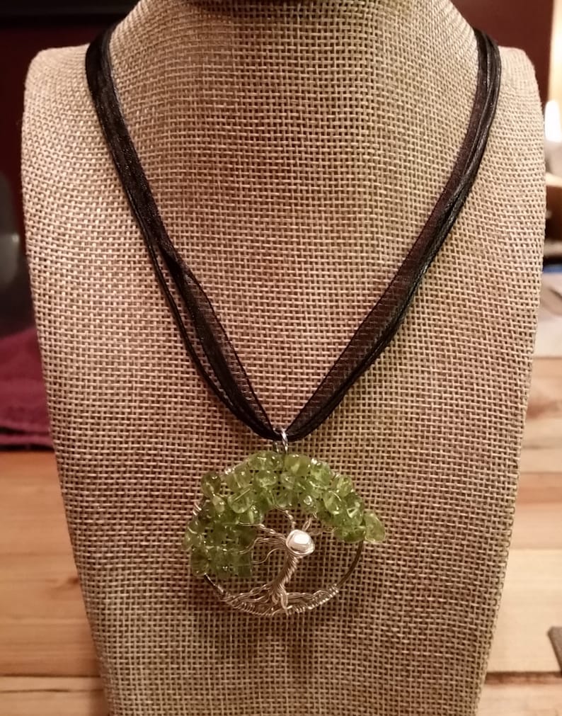 Carnelian Tree of Life Pendant