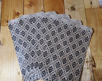 Damask Bags 6 X 9 (10 bags)