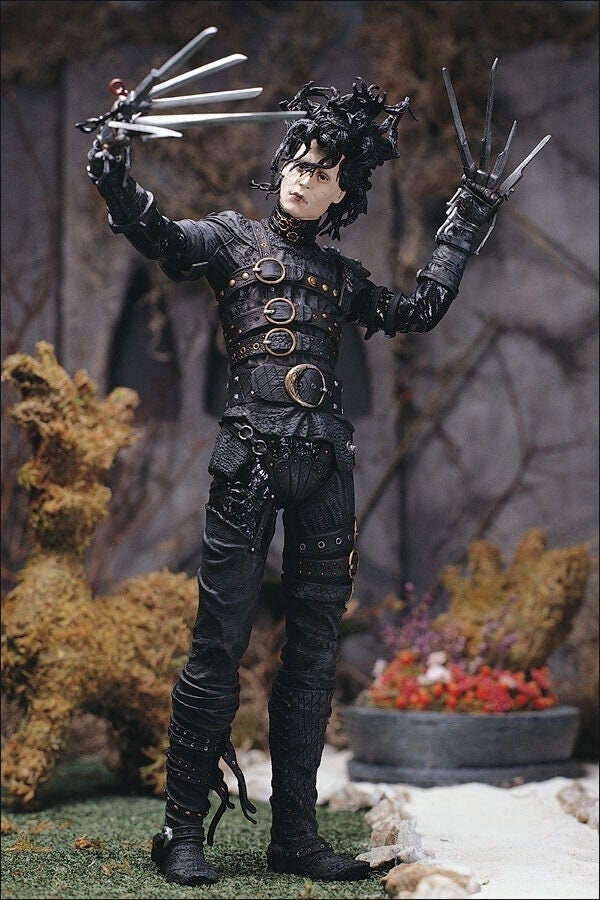 edward scissorhands 18インチ フィギュア 18 センチメートルエドワードシザーハンズジョニーデップフィギュア