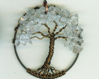 Quartz Tree of Life Pendant
