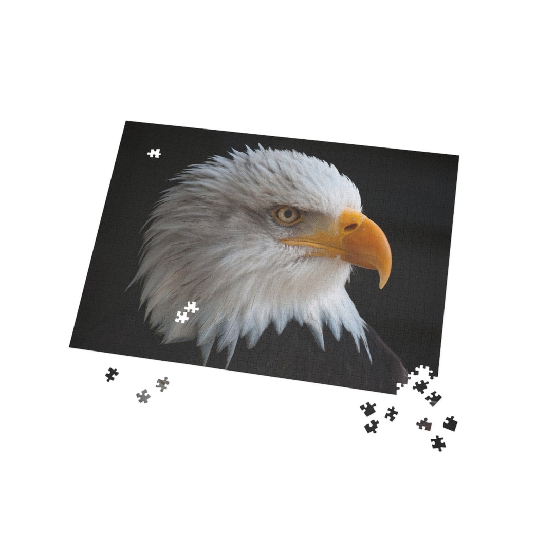 Puzzle,sharp Gaze of the Bald Eagle 96, 252, 500, 1000-piece - Etsy